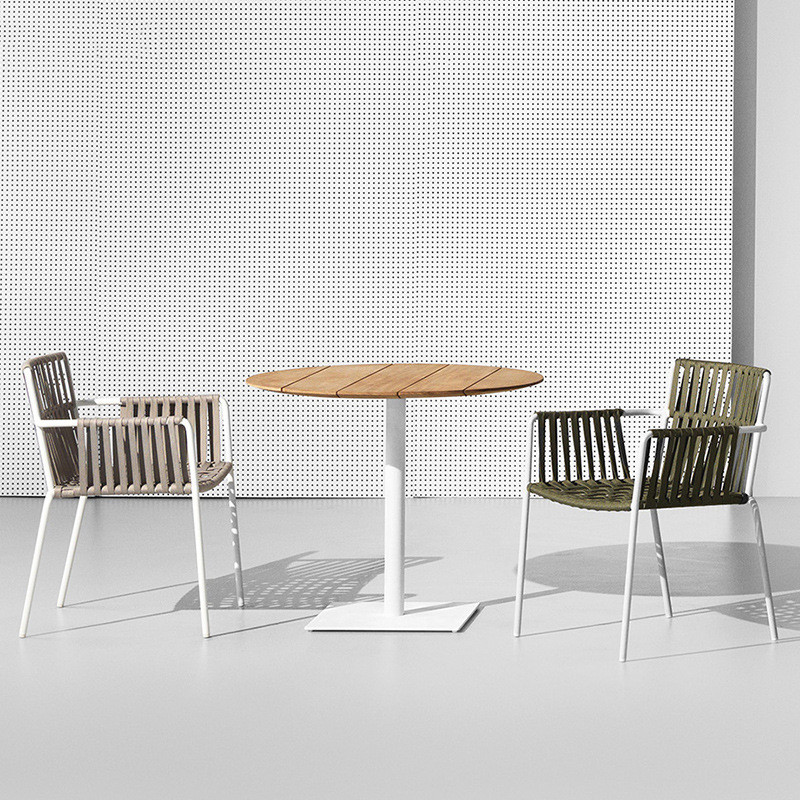 户外藤编桌椅组合花园阳台休闲民宿酒店藤椅室外庭院露台外摆桌椅