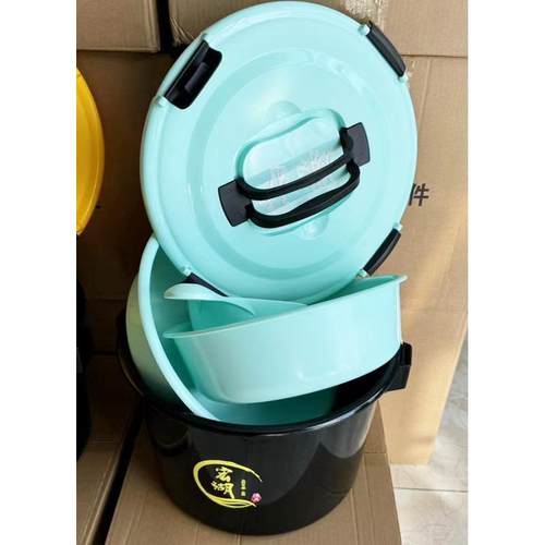 厂家多功能黑坑散炮批发饵料盆开饵盆垂钓用品钓鱼开饵拉饵桶套装