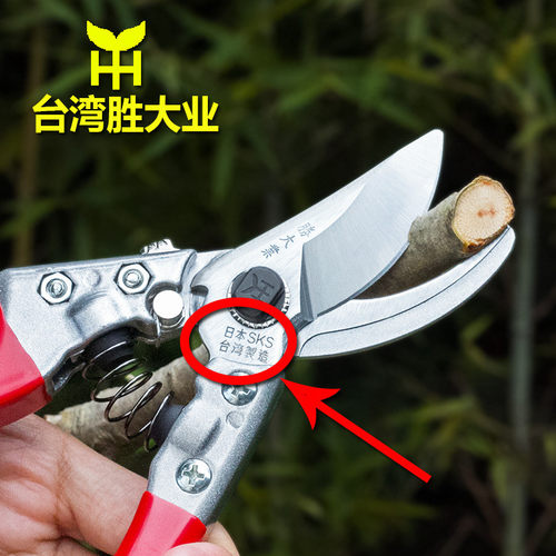 胜大业修枝剪园艺剪刀修枝剪修花木园林工具锰钢果树剪刀328