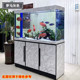 鱼缸客厅家用中大型玄关下过滤超白玻璃免换水水族箱屏风隔断新款