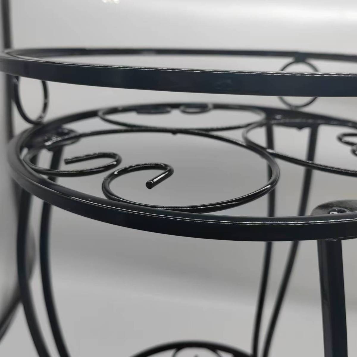 新品铁艺花架双层可拆卸落地式花盆架简约花架阳台客厅花架