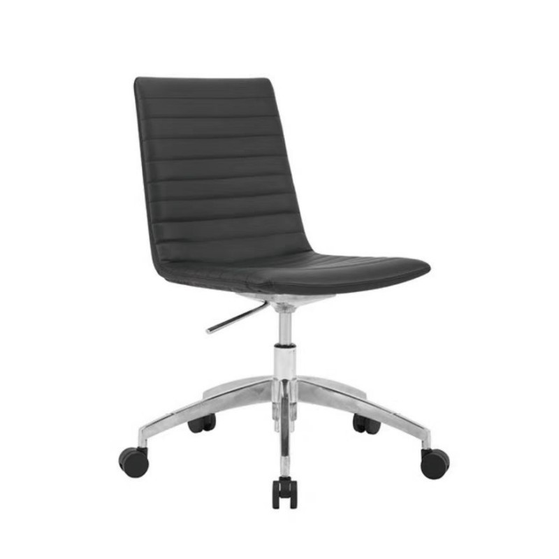 家用电脑椅办公职员椅布艺转椅可叠放清新简洁会议椅靠背椅子