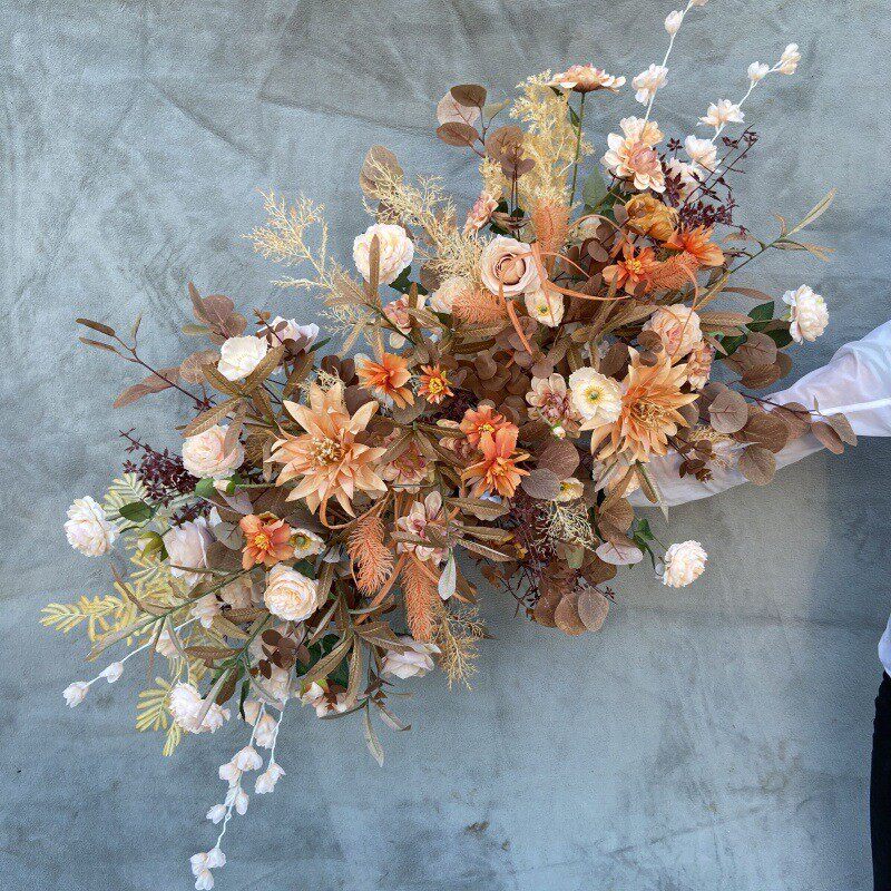 热销新款婚庆道具路引花花排地排婚庆花装饰用品路引花洋牡丹爆品