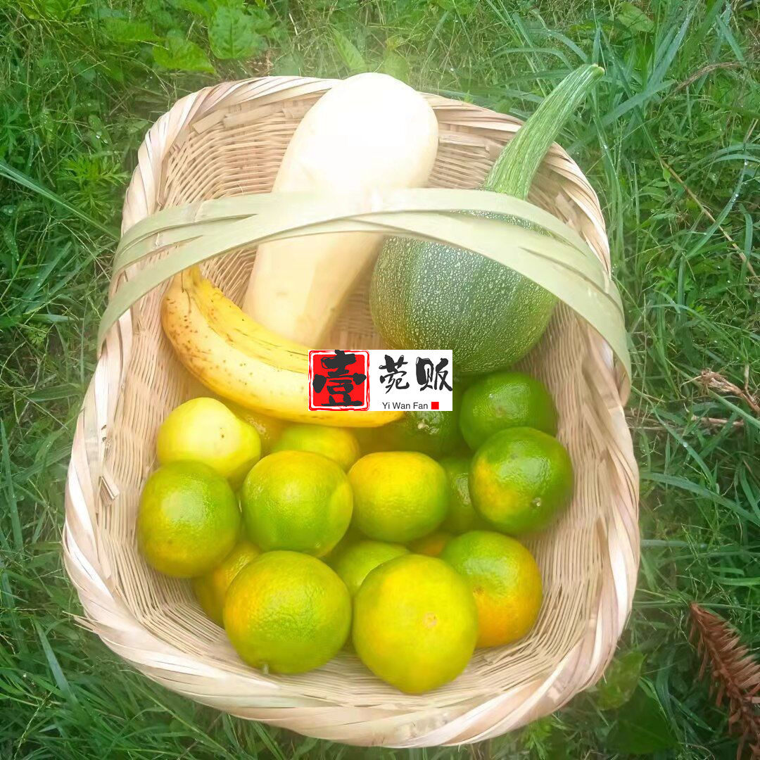 s588竹编手提篮竹篮水果篮篮装菜鸡蛋家用收纳筐小竹篮收纳篮竹筐