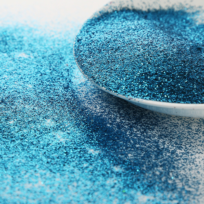 批发耐高温金葱粉闪光粉饰品亮片六边形七彩镭射pet涂料手工diy