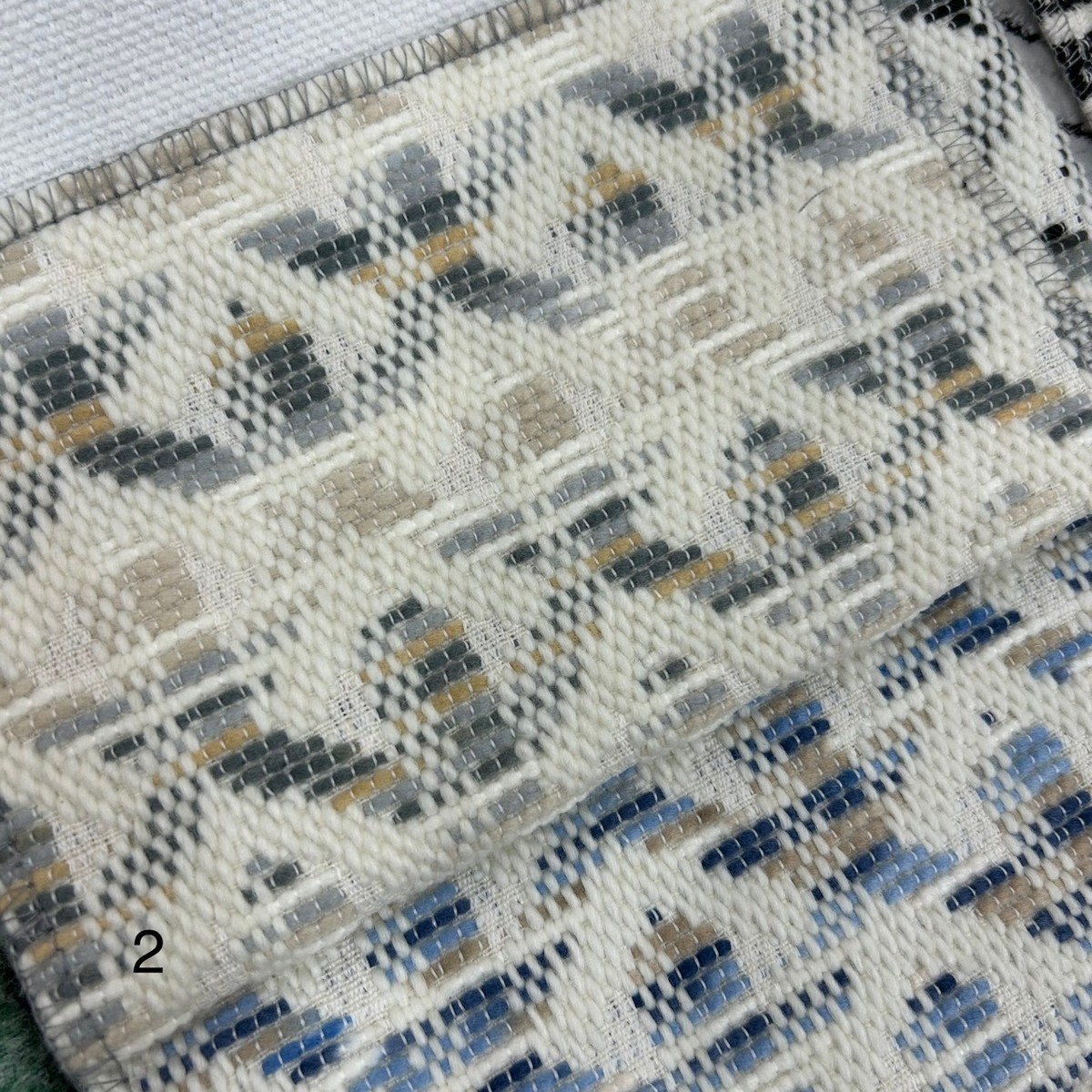 羊绒棉编织抱枕软装面料色织羊绒面料软装样板房装饰布料