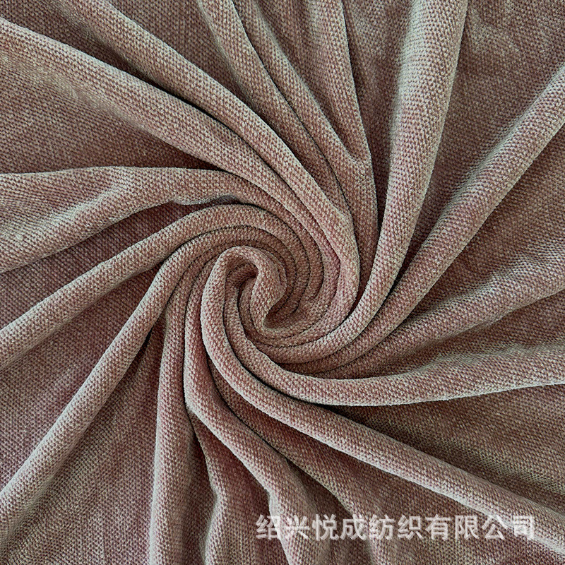 现货纯色雪尼尔沙发套弹力面料批发针织布现代布料素色风高档色织