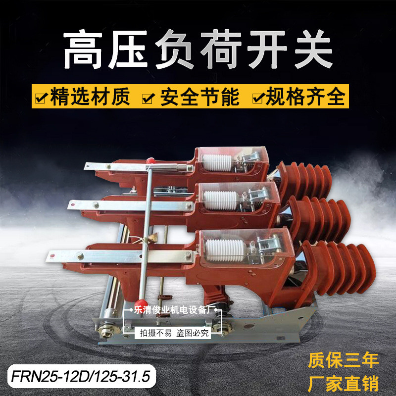 FZRN25-12D/T200-31.5高压真空负荷开关FKN25-12D户内10KV