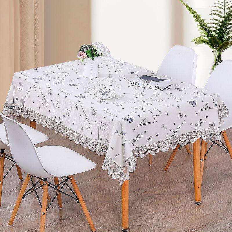 欧式桌布现代简约茶几布客厅蕾丝桌布长方形奢华家用餐桌桌布