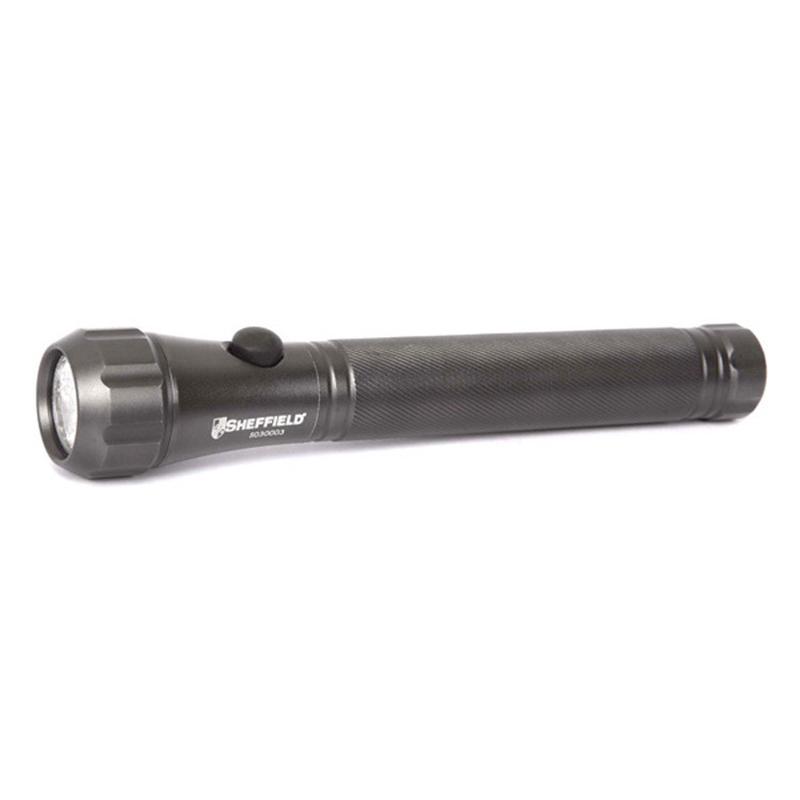 钢盾工具 9LED铝合金手电筒 小手电S030003 2节5号电池