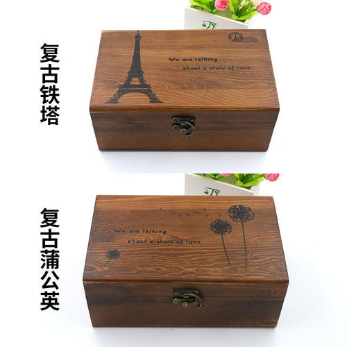 家用实木针线盒针线套装缝纫手缝复古风收纳盒创意礼品现货