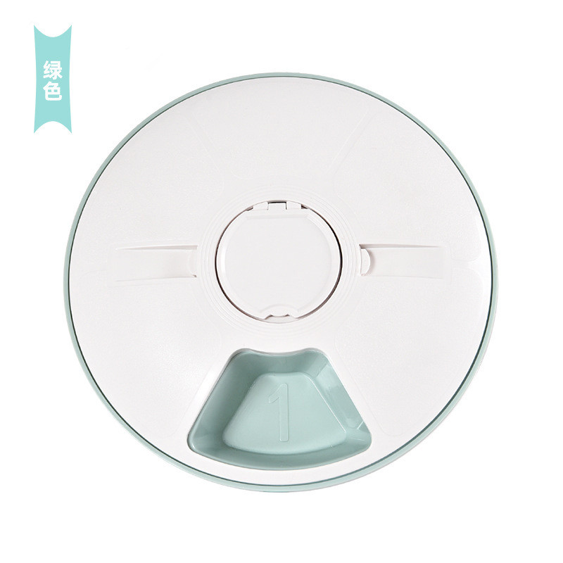 宠物用品六格智能投食自动喂食器定时定量食具宠物喂食器定时机