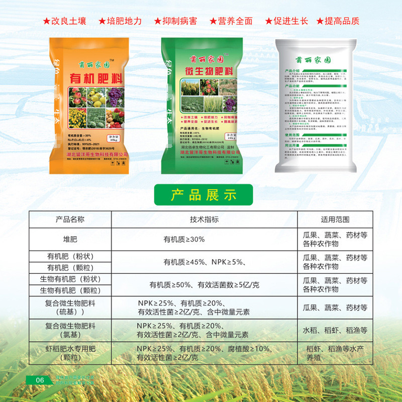 菌丽家园有机肥料改善果园蔬菜棚土壤板结贫化地力下降种菜有机肥