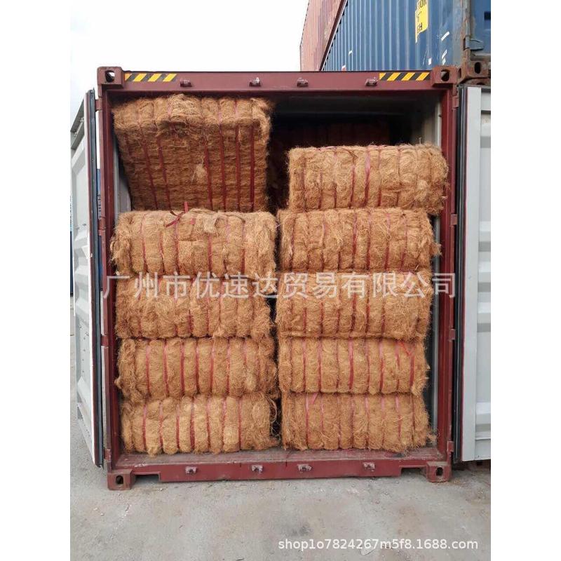 软棕椰棕丝椰壳纤维床垫原材料椰棕花篮棕榈丝纤维