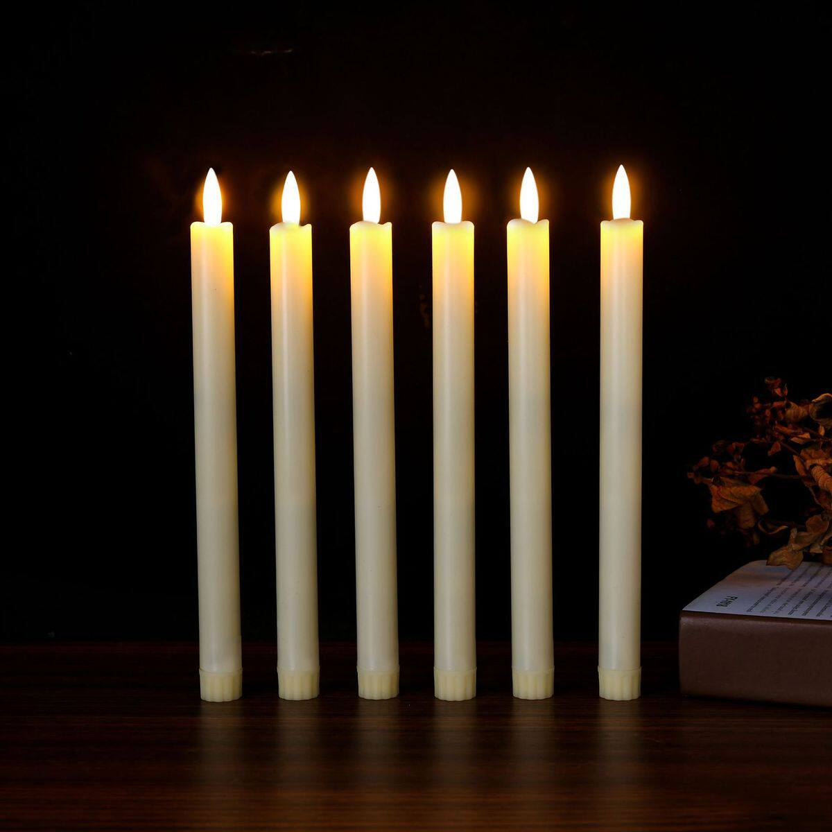 电子蜡烛仿真杆蜡氛围灯结婚派对道具led蜡烛灯电蜡烛摆件蜡烛灯