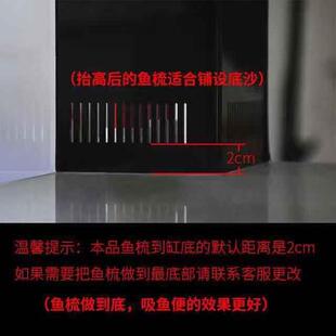 热销40背滤海缸精晶金晶超鲨鱼缸观赏鱼景观海洋馆一体缸办公养殖