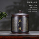 649z批发茶室博古架茶叶紫砂茶叶罐储茶罐中式 摆件桶大号茶叶罐茶