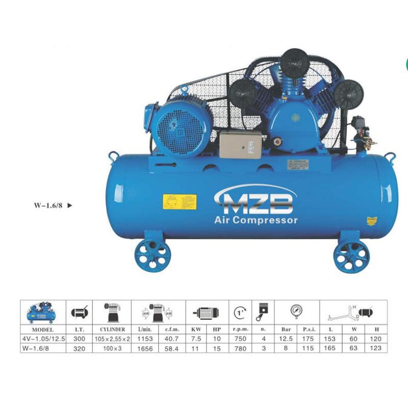 活塞式皮带空压机风炮气泵工业级大型380v汽修家装喷漆空气压缩机