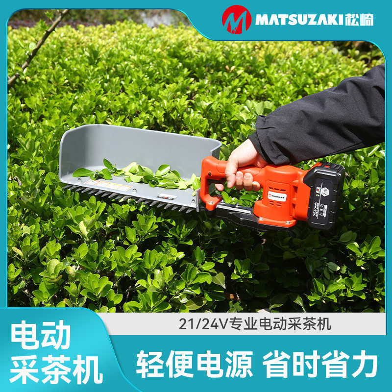 修剪小型茶叶采摘机电动采茶机单人便携茶叶新款机充电绿篱机批发