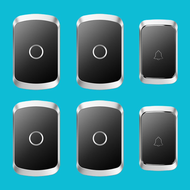 门铃防水家用无线超远电子二拖四户外智能距离防水按钮老人呼叫器