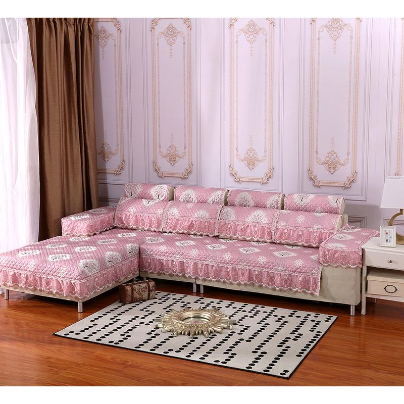 gz6m欧式沙发套罩四季通用亚麻沙发垫简约不规则全包客厅贵妃