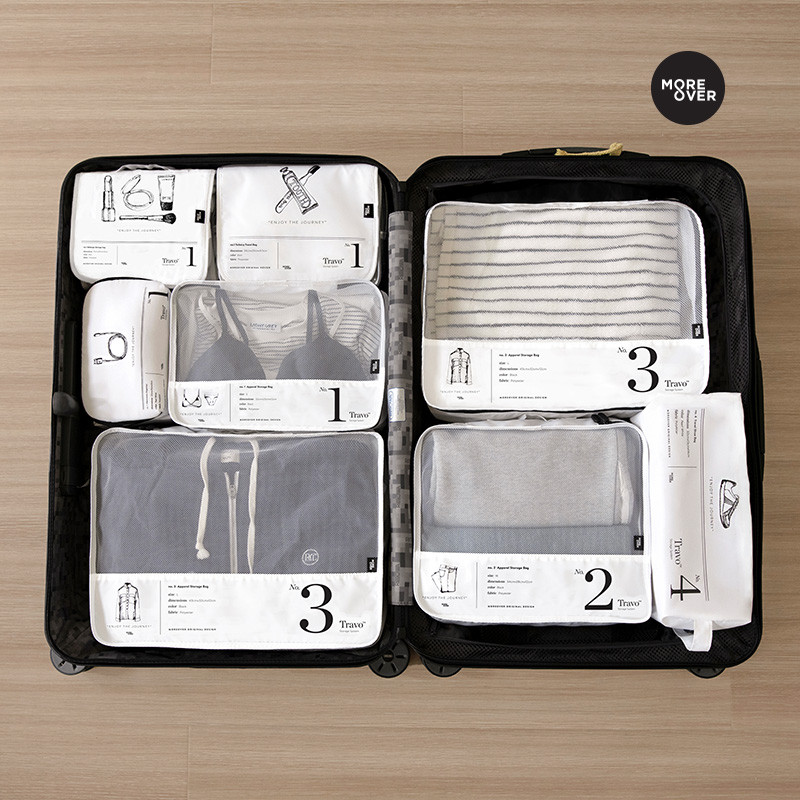 moreover旅行收纳袋行李箱整理包洗漱衣服鞋子内衣分装袋旅游出差