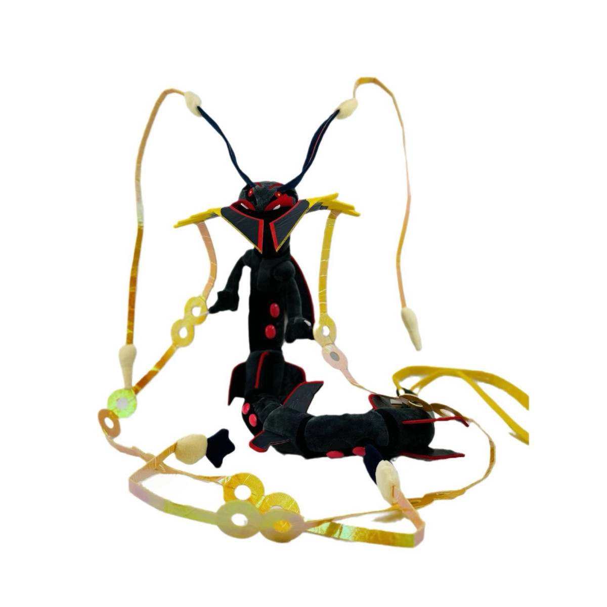 热销85cm百万mega闪光烈空座天空龙裂空坐绿龙骨架带黑龙带吊牌优