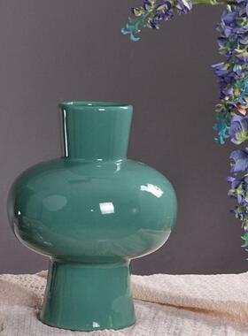 ns北欧创意家居轻奢装饰简约客厅软装饰品水培干花陶瓷摆件插花瓶