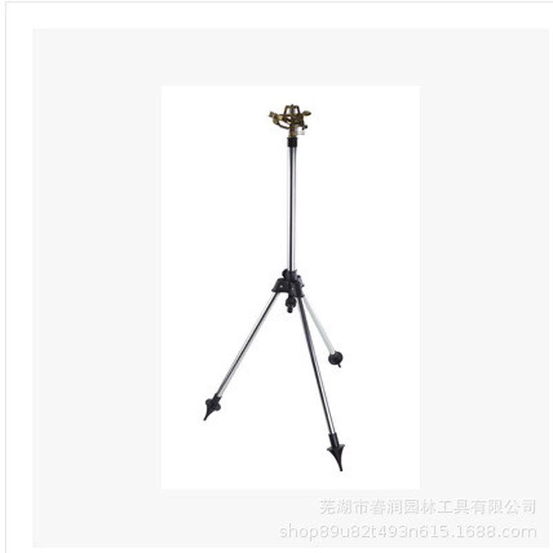 绿化草喷灌喷头锌工具花园别墅庭院不锈钢三脚架浇水鸟摇臂洒水器