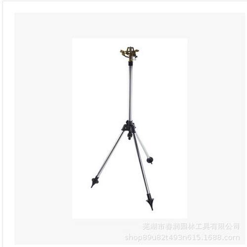 绿化草喷灌喷头浇水工具锌庭院不锈钢三脚架花园别墅鸟摇臂洒水器