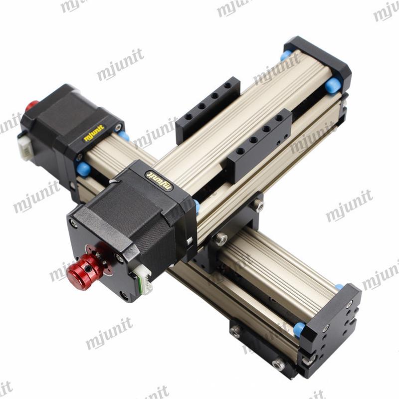 热销mjunit步进电机工字3d打印机滑台同步带电动滑轨模组xyz导轨
