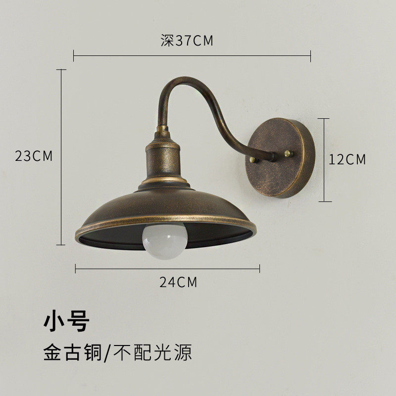批发厂家美式户外防水壁灯复古门口阳台台灯墙灯室外照明灯具