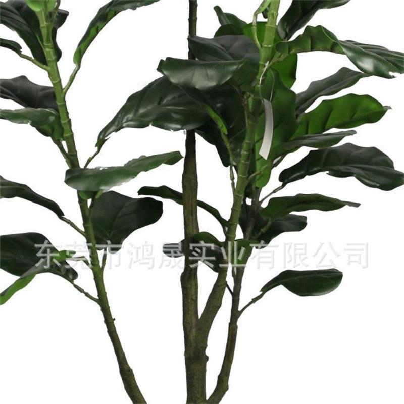 时尚耐用仿真琴叶榕盆栽居家花卉琴叶榕装饰盆栽植物套装摆件树