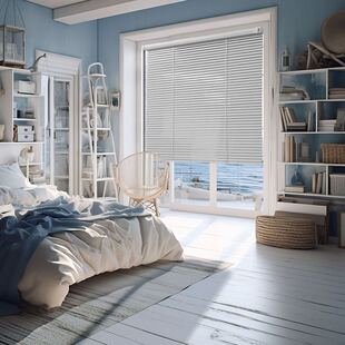 百叶窗帘铝合金卫生间厨房客厅遮阳防水防油百叶帘办公室升降卷帘