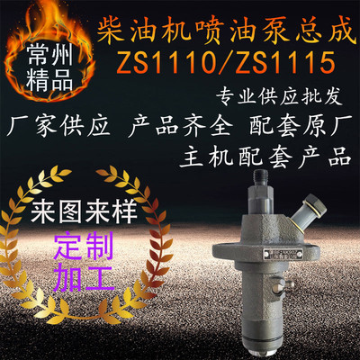 鑫亚常柴单杠柴油机喷油泵总成zs1110zs1115柴油机喷油泵器配件