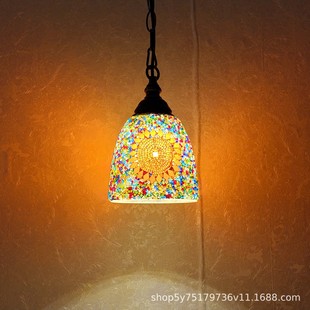 壁灯民族风格 复古怀旧浪漫手工电视墙阳台过道走廊ktv咖啡馆吊灯