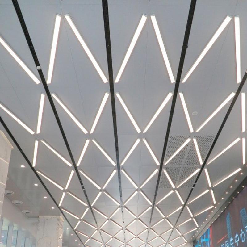 无光嵌入式槽铝单板室内外天花板吊顶工程装饰材料集成设备带安装