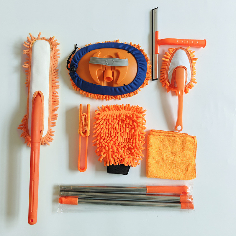 洗车拖把雪尼尔手套汽车清洁套装车窗玻璃刮刀纤维清洁布适用房车