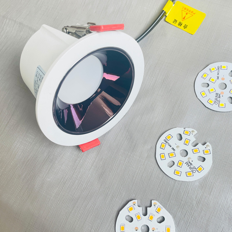 高端无主灯系列嵌入式筒灯防眩光 高显指客厅辅助卧室餐厅灯具