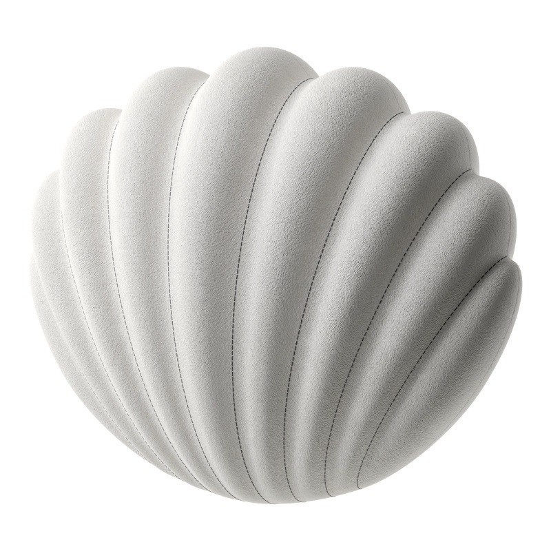 开了座椅新款创意贝壳记忆棉汽车抱枕护腰车载车用bbdd腰枕靠垫