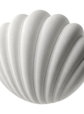 开了bbdd新款车用贝壳记忆棉汽车抱枕护腰车载创意座椅腰枕靠垫