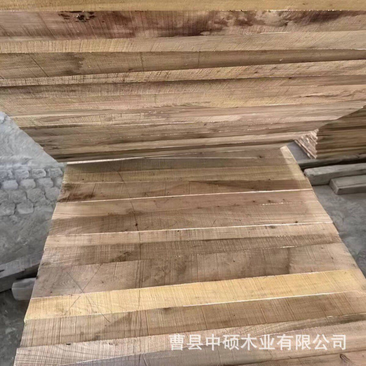 实木板榆木直拼板碳化定制家装建材配件木板片多种规格家具木板材