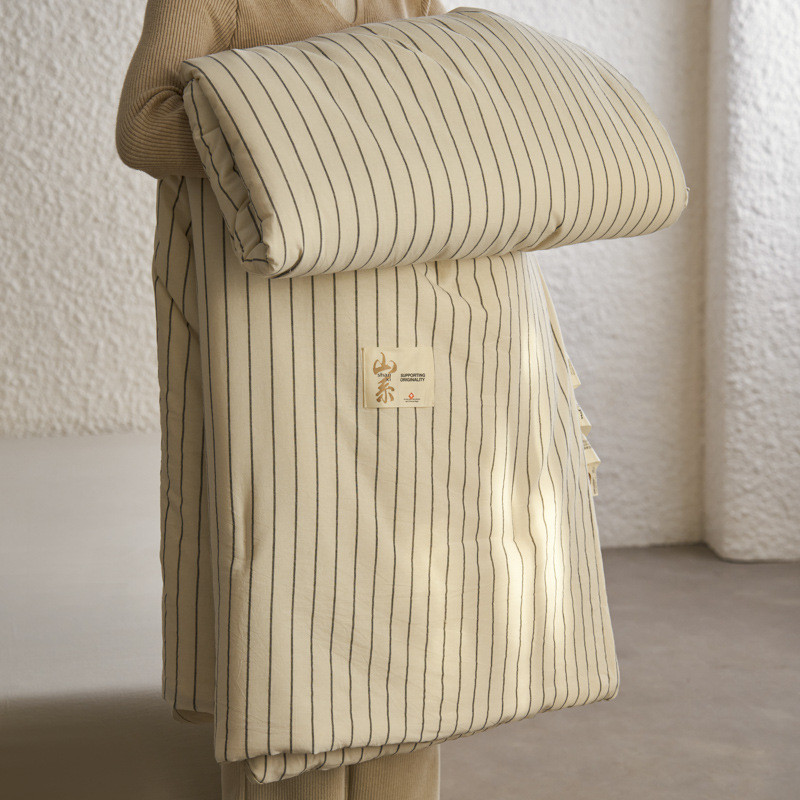 2024新款日式全棉色织水洗棉空调被单人双人可机直播薄被子批发洗