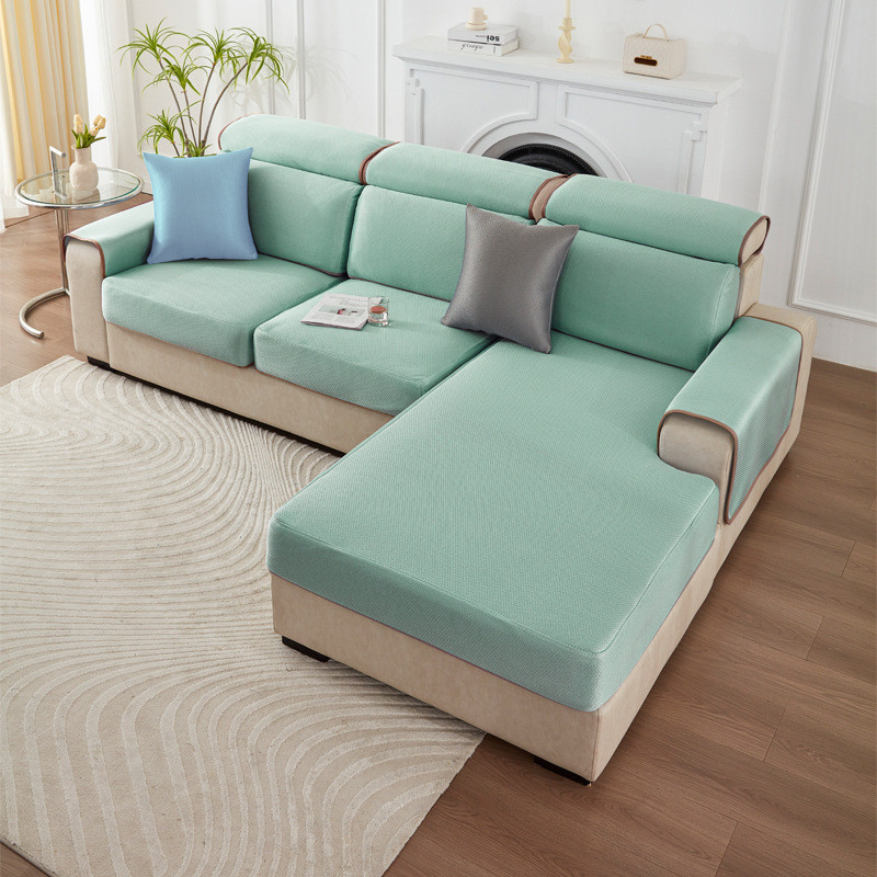 沙发套罩夏季藤席冰丝沙发垫夏凉垫沙发笠全包防滑套沙发凉席新品