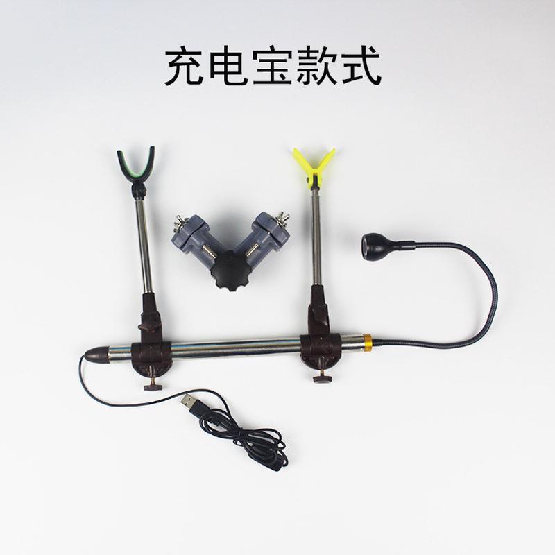 筏钓椅支架炮台微钓箱筏杆支架铅筏钓炮台全金属超轻筏钓专用支架