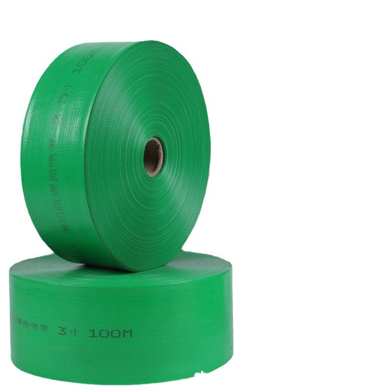 农用灌溉高压编织带微喷水带多孔蔬菜园林草坪喷灌pe水带主管