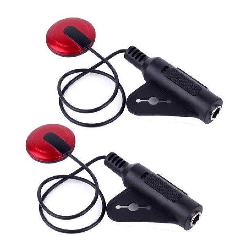 2Pcs Piezo Contact Microphone Mic Pickup for Guitar Violin