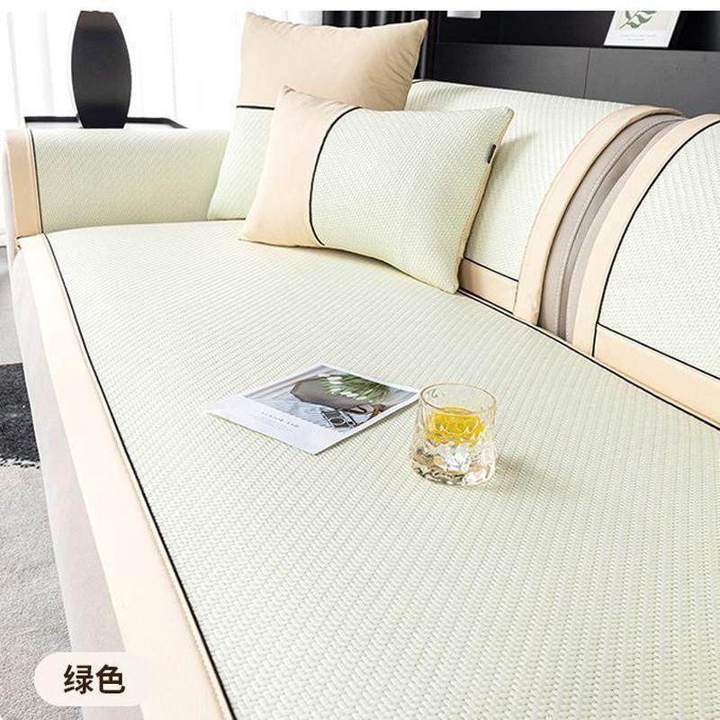 冰丝凉席夏季凉垫藤席夏天款实木皮竹藤防滑坐垫通用简约套罩巾,居家布艺,沙发垫,淘宝优惠券,粉丝福利购,淘宝优惠卷