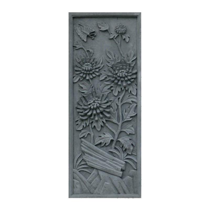 古建中式砖雕竖型砖雕装饰竖长砖雕中式室内外墙面浮雕梅兰竹菊