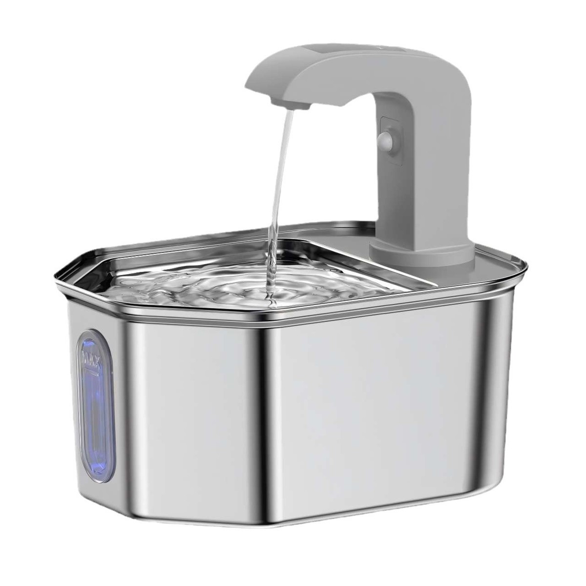 猫咪饮水机不锈钢无线智能自动循环饮水器不插电大容量宠物饮水机